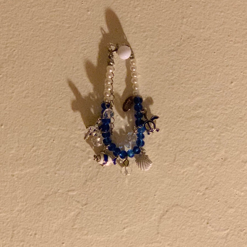 Blue&White Ocean Charm bracelet LABOR DAY SALE